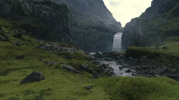 Cool waterfall. Wait a minute you son of a bitch this is a death stranding pic. If you werent paying attention it would pass as a real pic