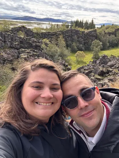 Me with my wifey4lifey who is the best on iceland. Very green