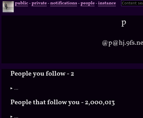 people who follow you 2,000,013